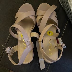 Pinkish Nude summer heels